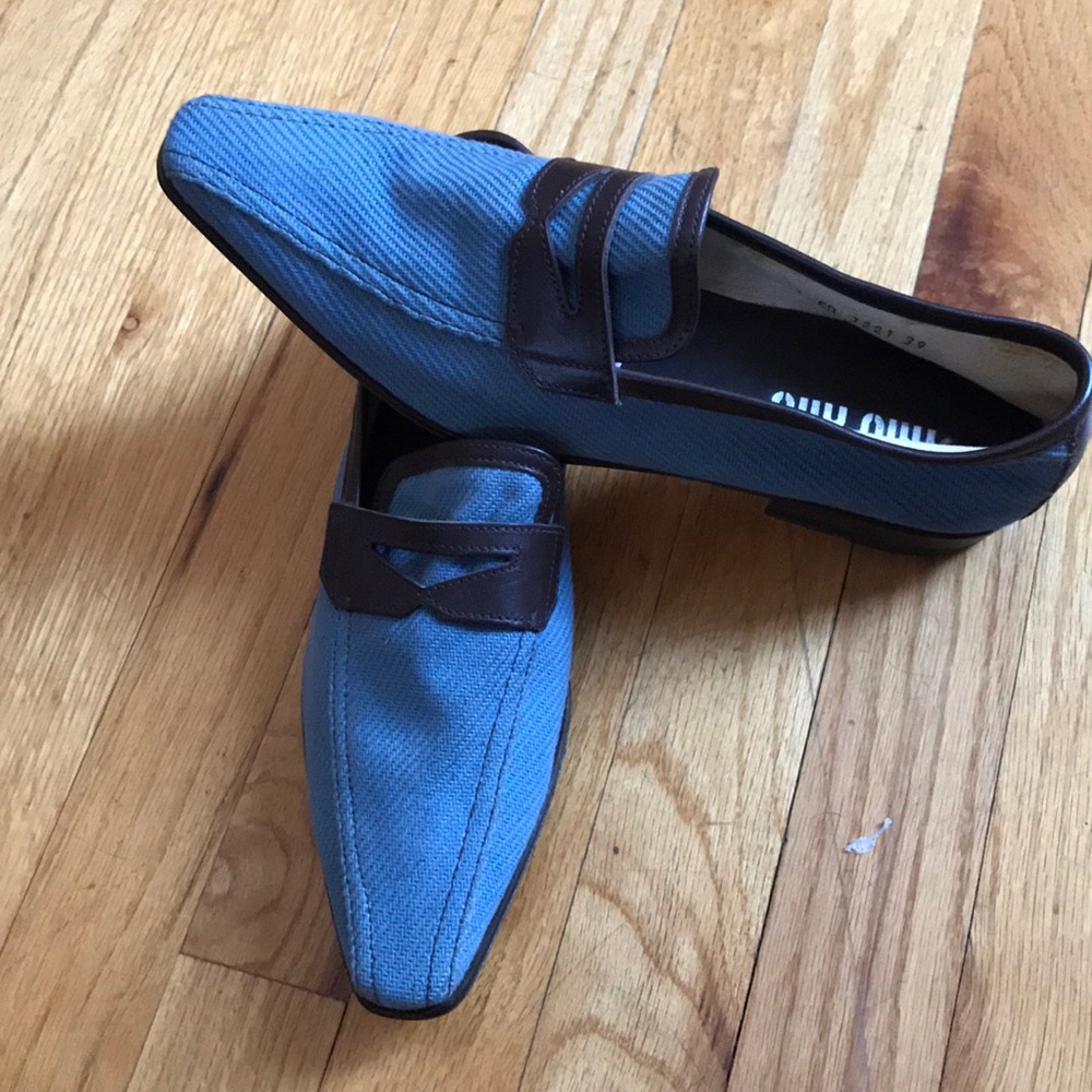 Mui Mui loafer Brand new 100% Auth RARE 39/8.5